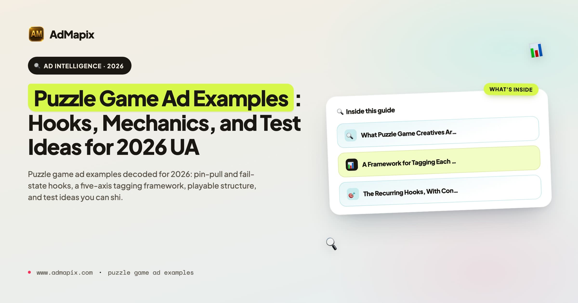 Puzzle Game Ad Examples: Hooks, Mechanics, and Test Ideas for 2026 UA