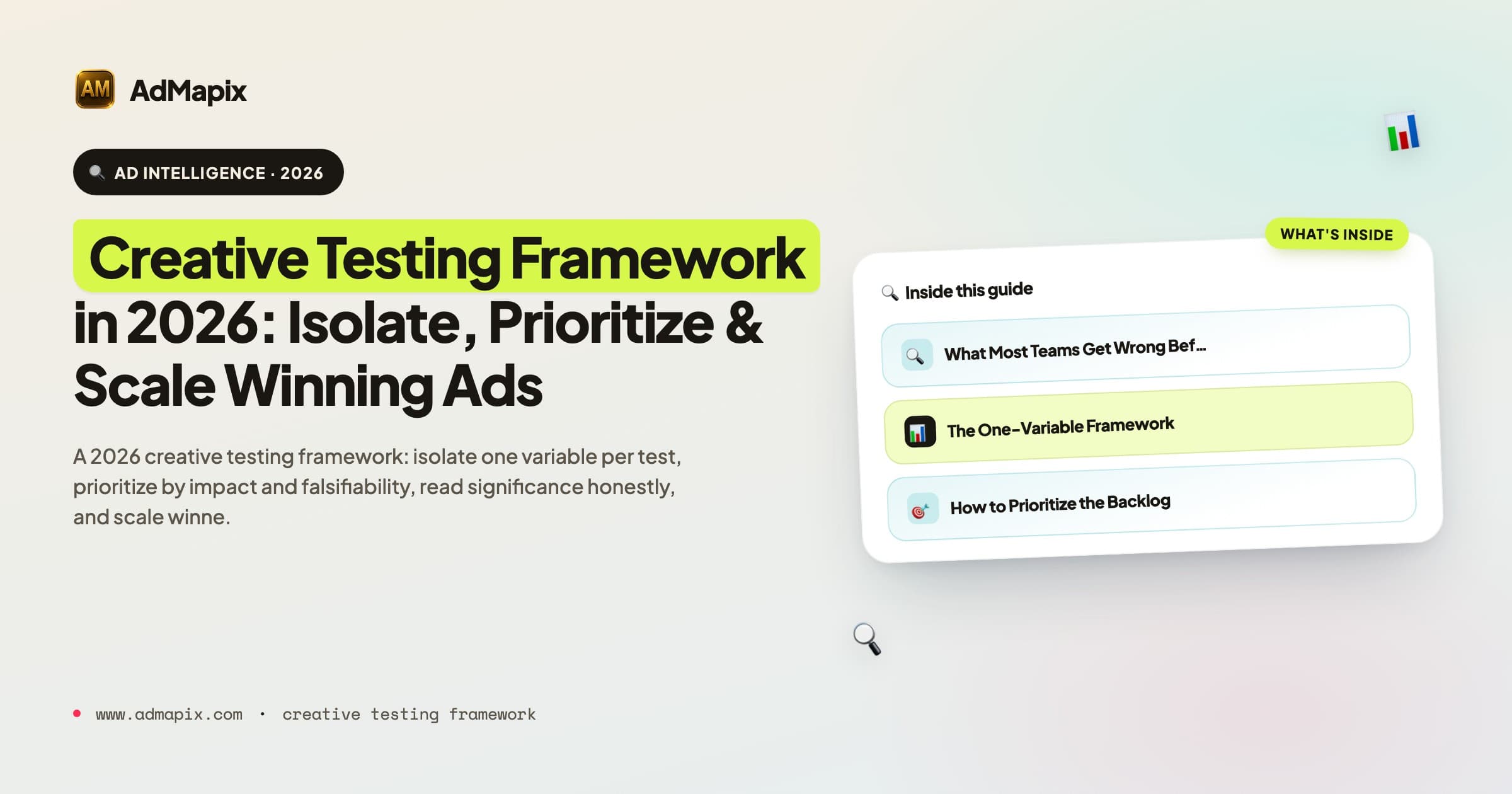 Creative Testing Framework in 2026: Isolate, Prioritize & Scale Winning Ads