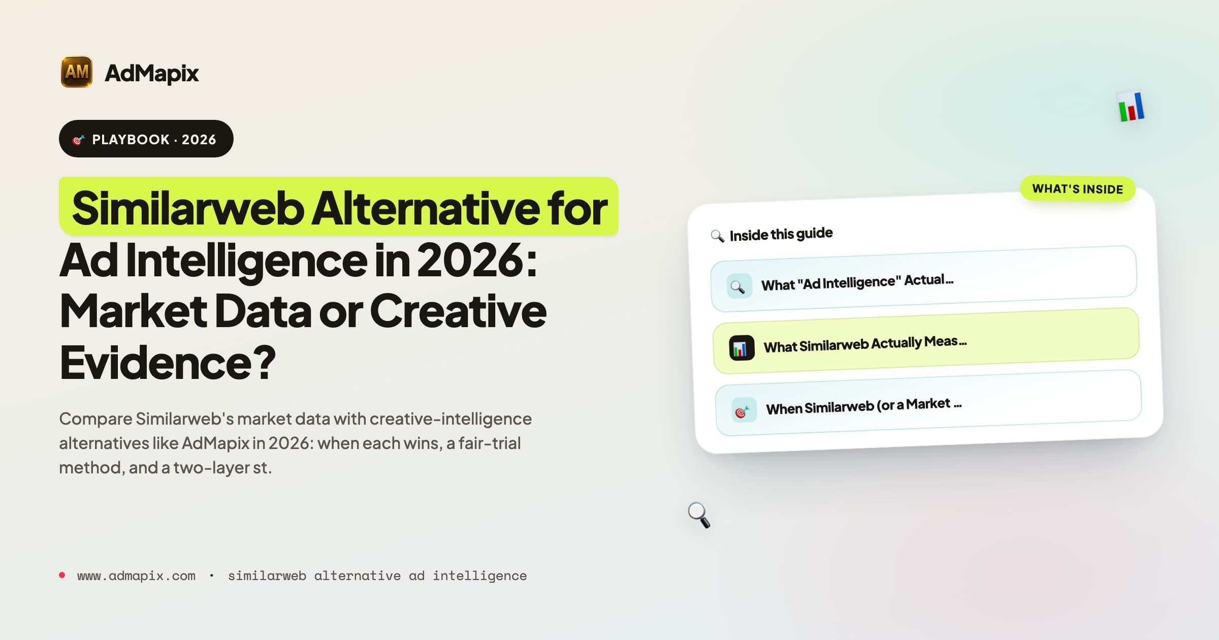 Similarweb Alternative for Ad Intelligence in 2026: Market Data or Creative Evidence?